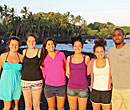 First-Year Seminar students in Hawaii, January 2013