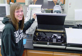 Research opportunities abound for Albion College chemistry students.