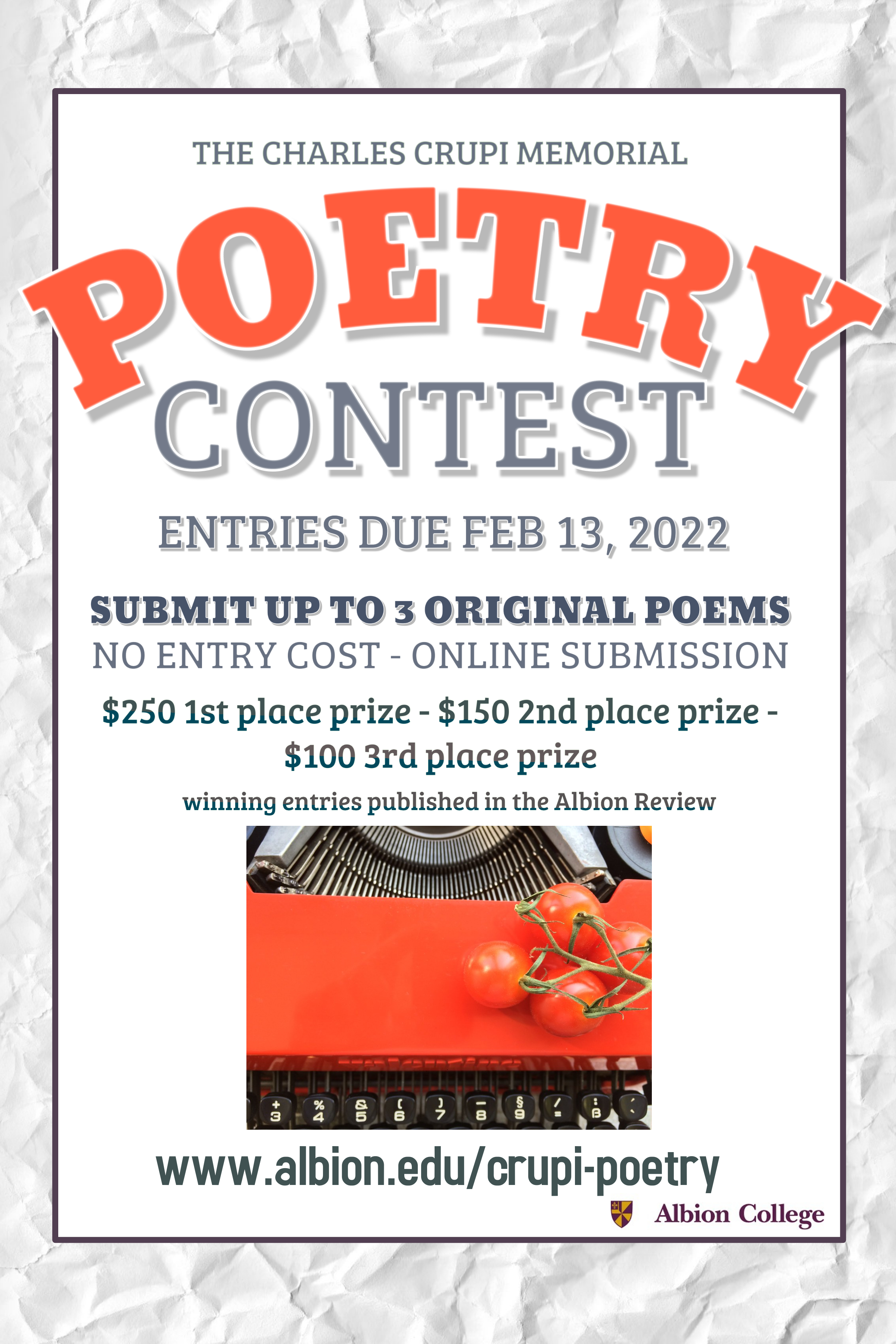 Copy of Crupi Poetry Contest 1