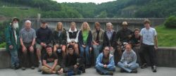 The group posed at Norris Dam, the first big TVA project