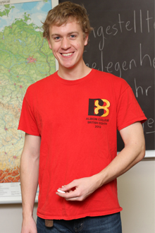 Tom Dukes, '13, spent six months in Germany, primarily in Dresden and Tubingen. 