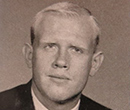 Donald Adamson, '63, in the 1963 Albionian.
