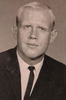 Donald Adamson in the 1963 Albionian.