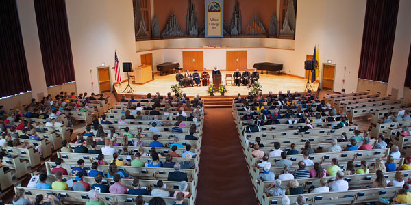 The 2013 Opening Convocation in Goodrich Chapel
