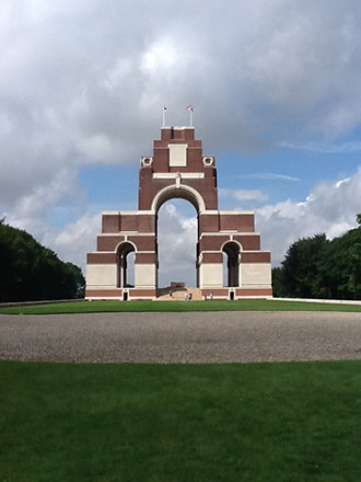 Thiepval Memorial to the Missing of the Somme, near Thiepval, Picardy, France