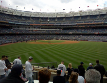 Yankee Stadium was one of the sites Miller visited during his semester in New York. He hopes to be working in a similar venue during his career.