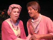 Paul Lewis starred in one of the lead roles in the College's 2011 production of Once on This Island.