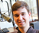 Paul Stewart, '16, is revamping WLBN, Albion College's student radio station.