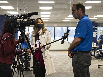 Dr. Gilpin spoke with Detroit media after receiving the second dose of Pfizer's two-dose COVID-19 vaccine.