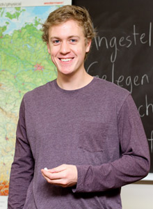 Tom Dukes, '13, will teach English in Germany on a Fulbright Scholarship.