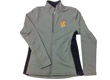 PathFinder Quarter zip pullover is grey, featuring the pathfinder logo on the left breast, and has a zipper. 